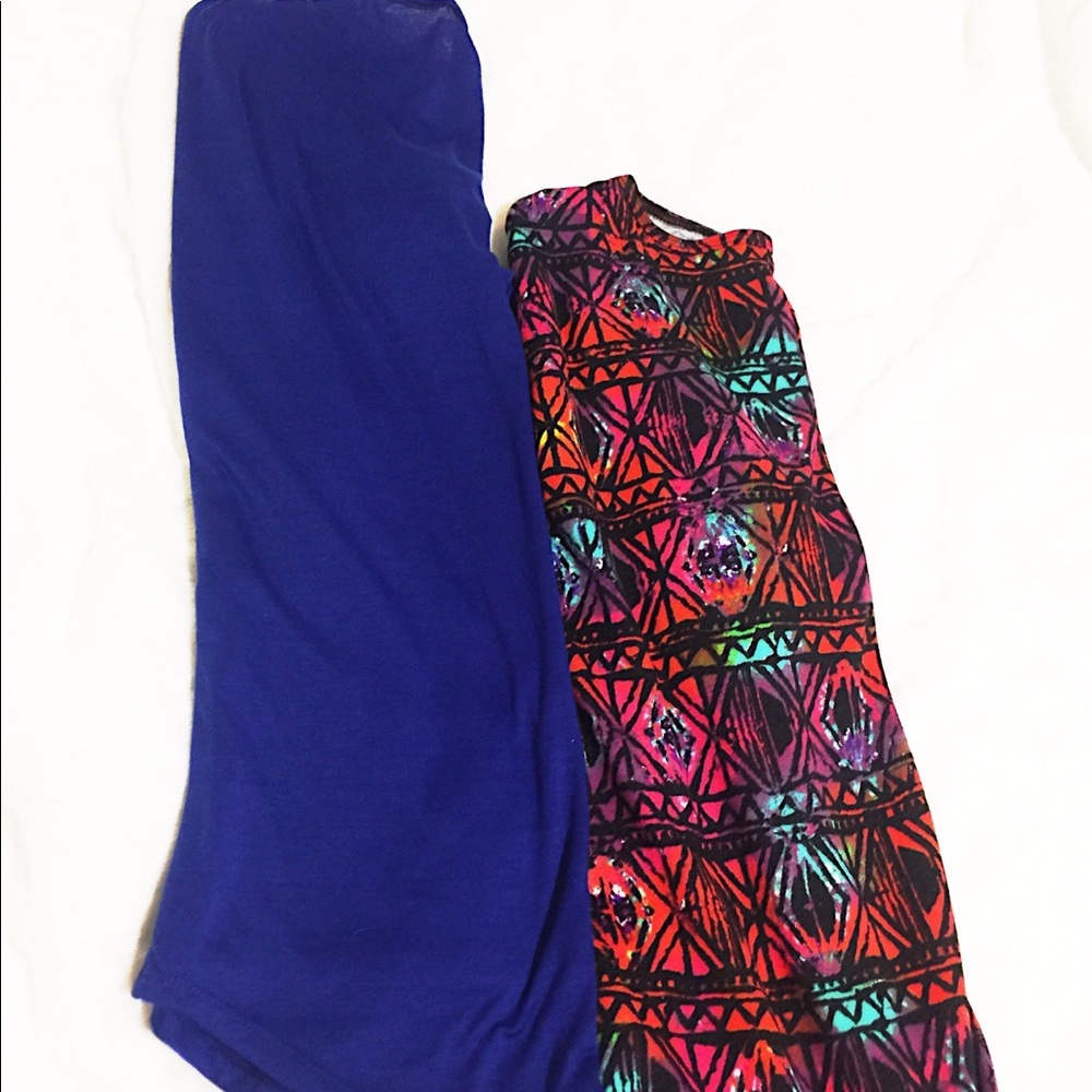 2 Gym Tops, Dolman Sleeve Relaxed Fit Tops size L